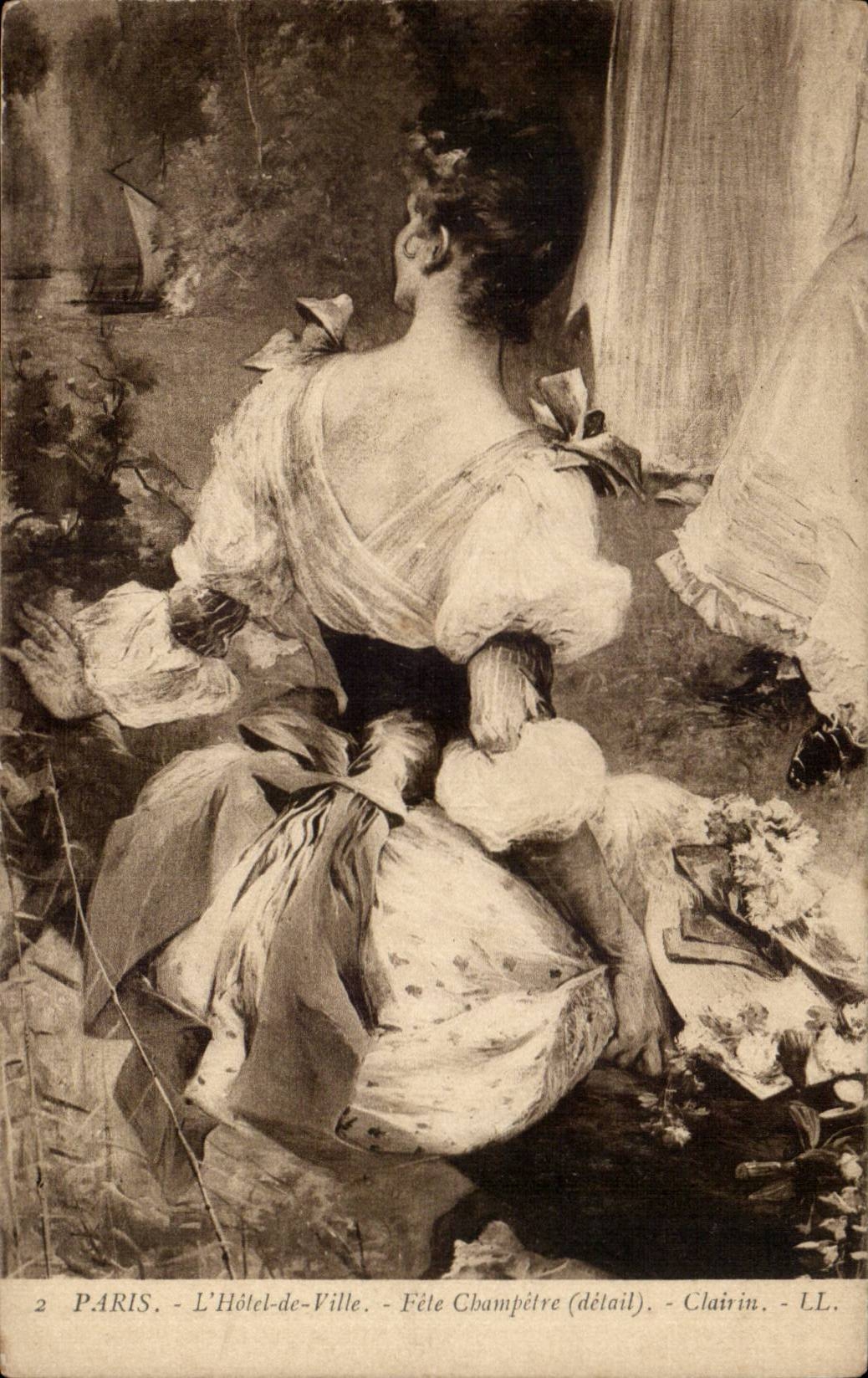 CPA Paris the town hall Celebrates pastoral Clairin