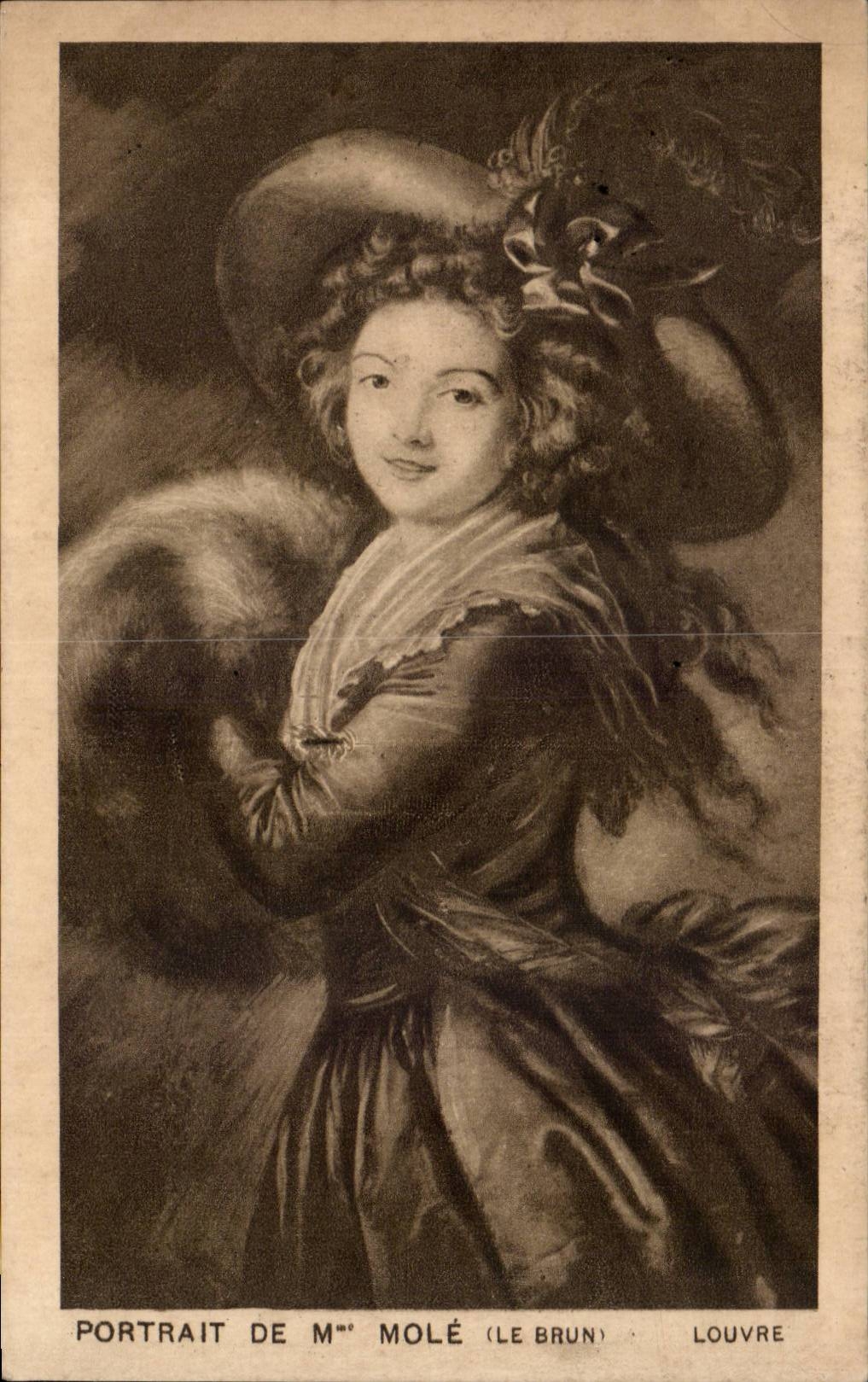 CPA Portrait of Mrs  Dole (the Brown one) Louvre