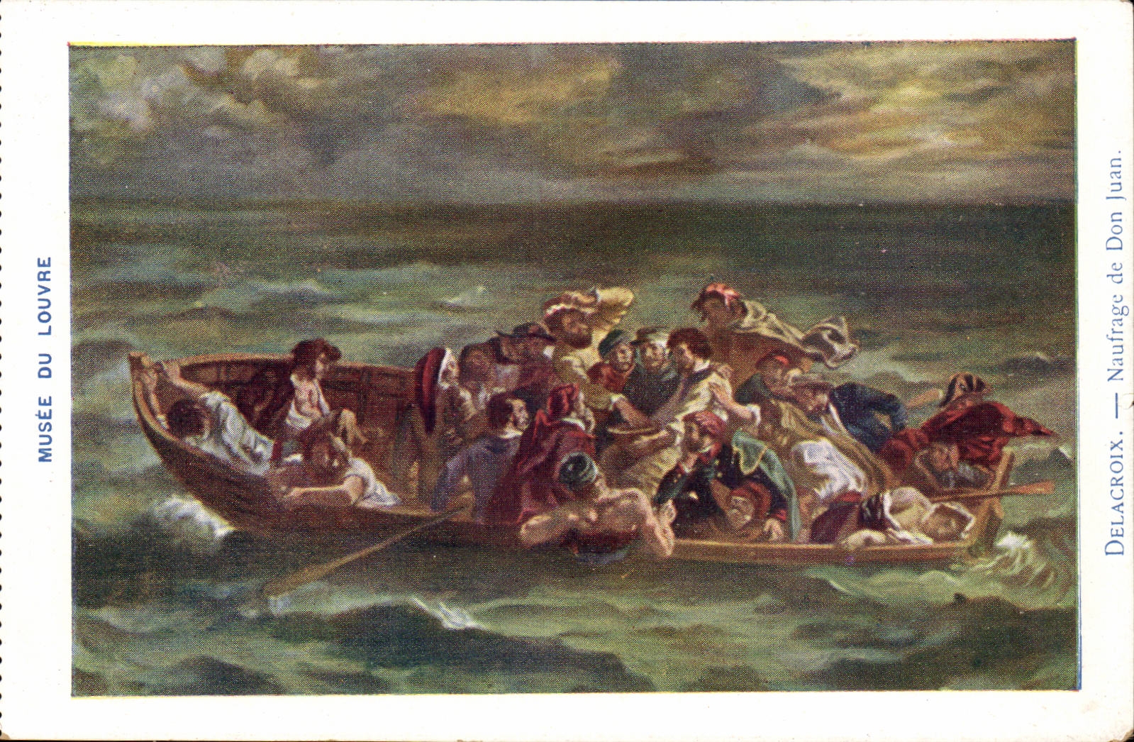 CPA Paris Musee du Louvre Delacroix Naufrage de Don Juan