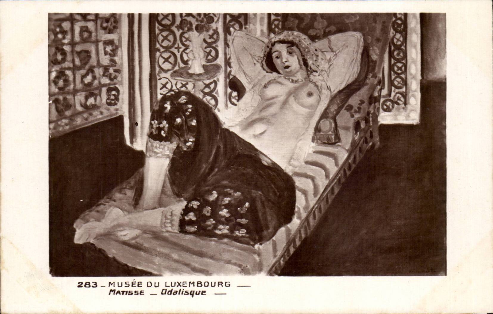 CPA Museum of Luxembourg Paris Matisse Odalisque