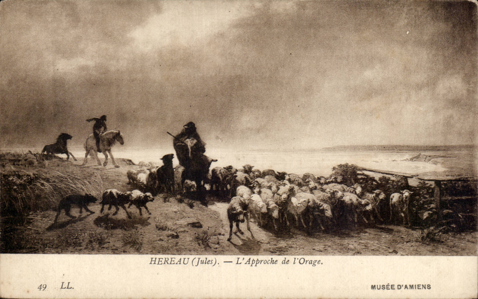 CPA Hereau approach of the storm Sheep Sheep