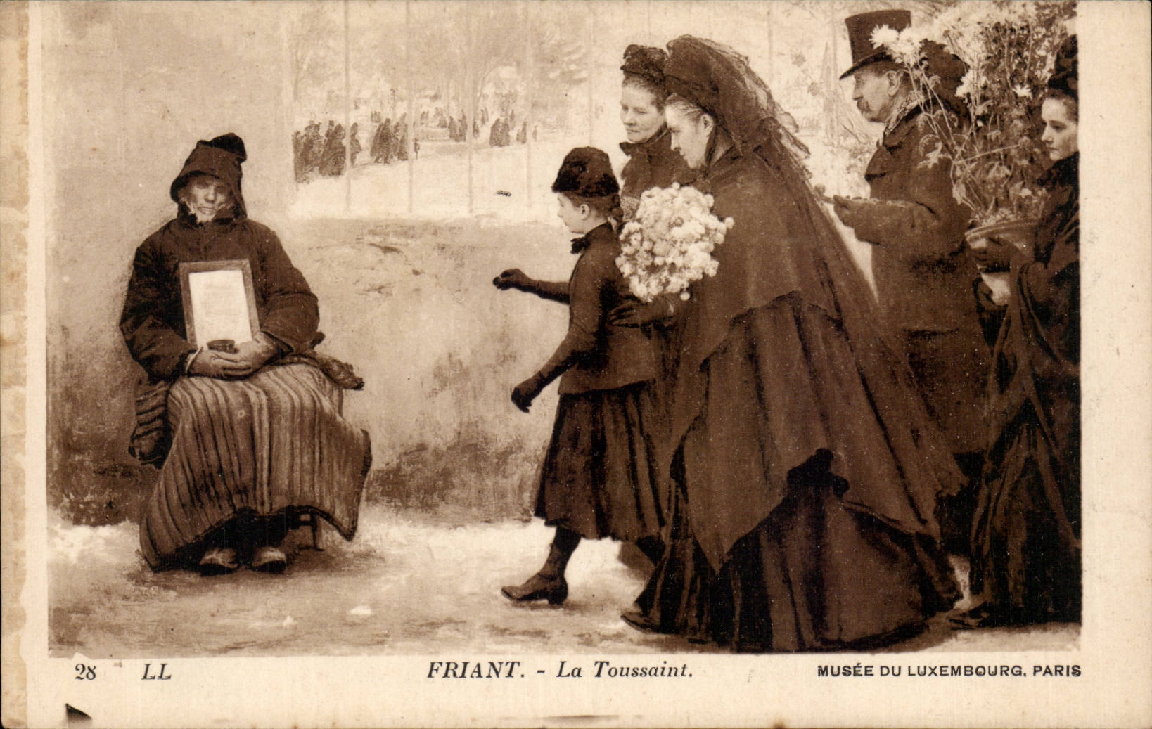 CPA Museum of Luxembourg Paris Friant All Saints' day