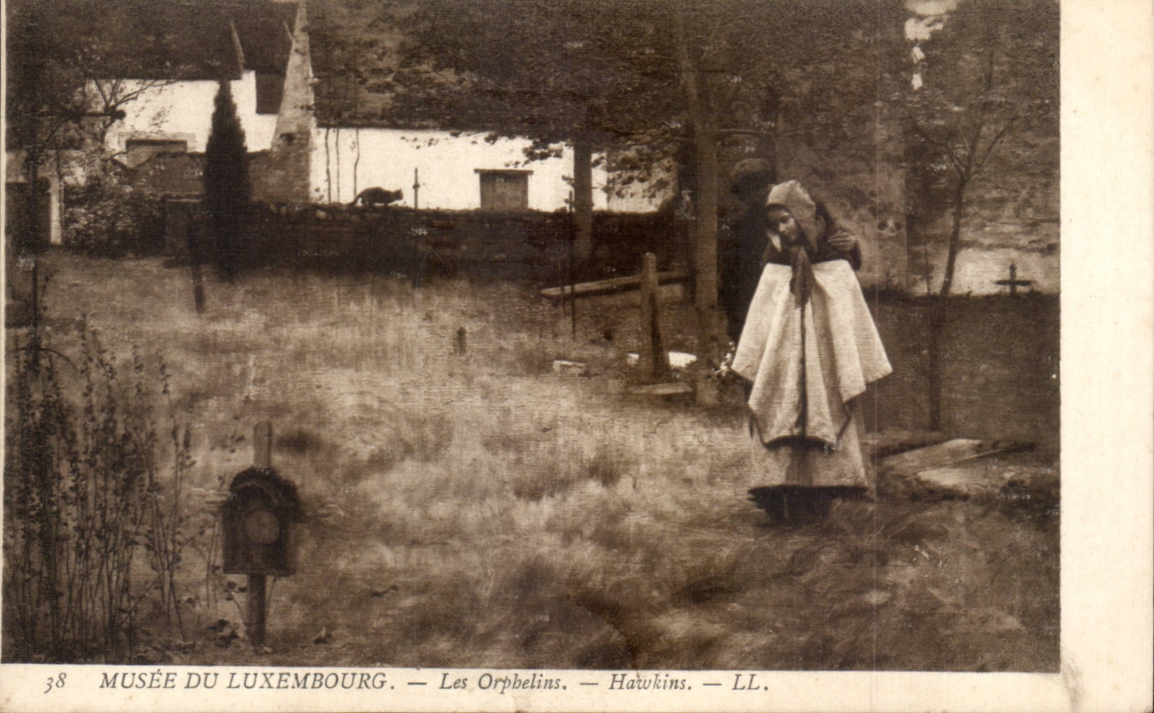 CPA Paris Museum of Luxembourg orphans