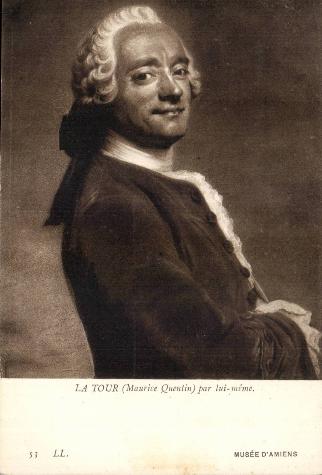 CPA Musee d'Amiens Maurice Quentin par lui meme