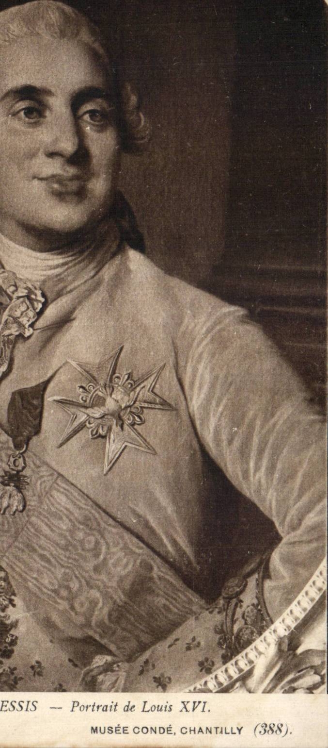 CPA Museum of Cop Chantilly Duplessis Portrait of Louis XVI