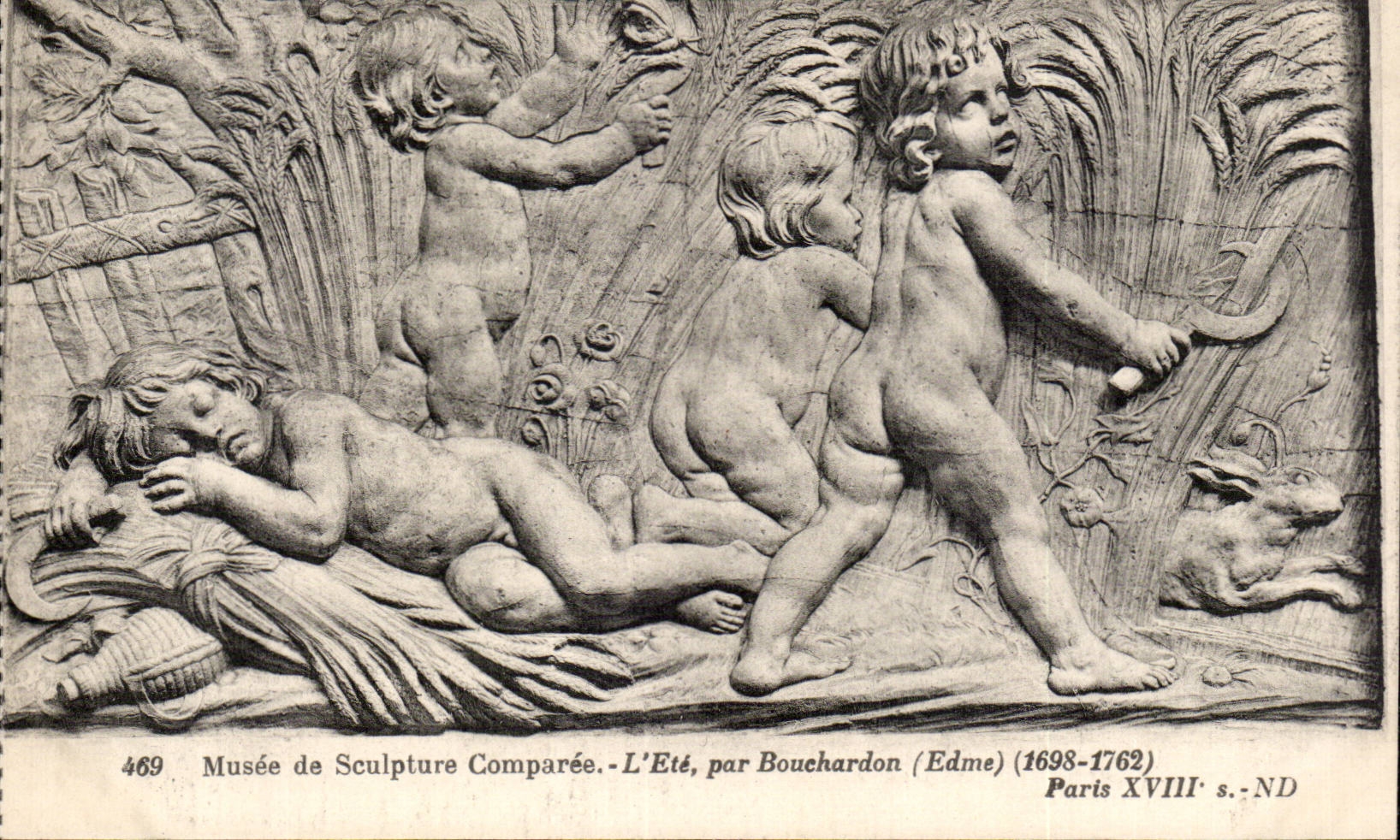Museo de CPA del comparee de la escultura el verano de Bouchardon Edme 1698 1762