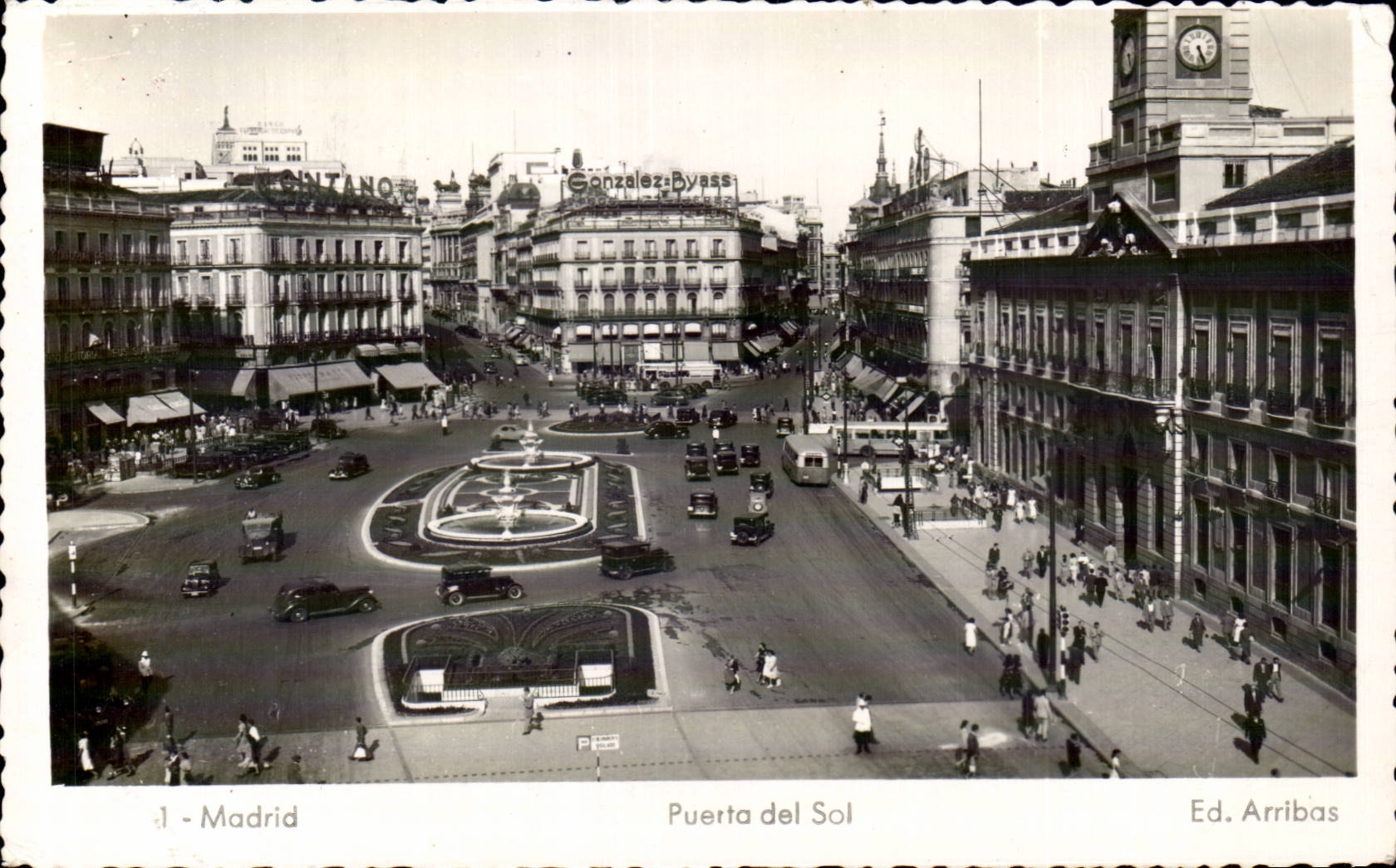 CPSM Spain Espana Spain Madrid Puerta LED Ground