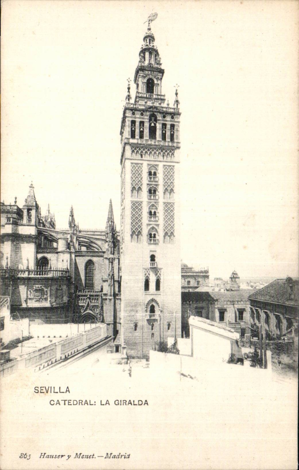 CPA Spain Spain Espana Sevilla Catedral Giralda