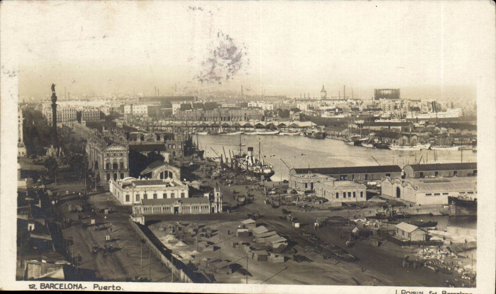 CPA Spain Espana Spain Barcelona Puerto