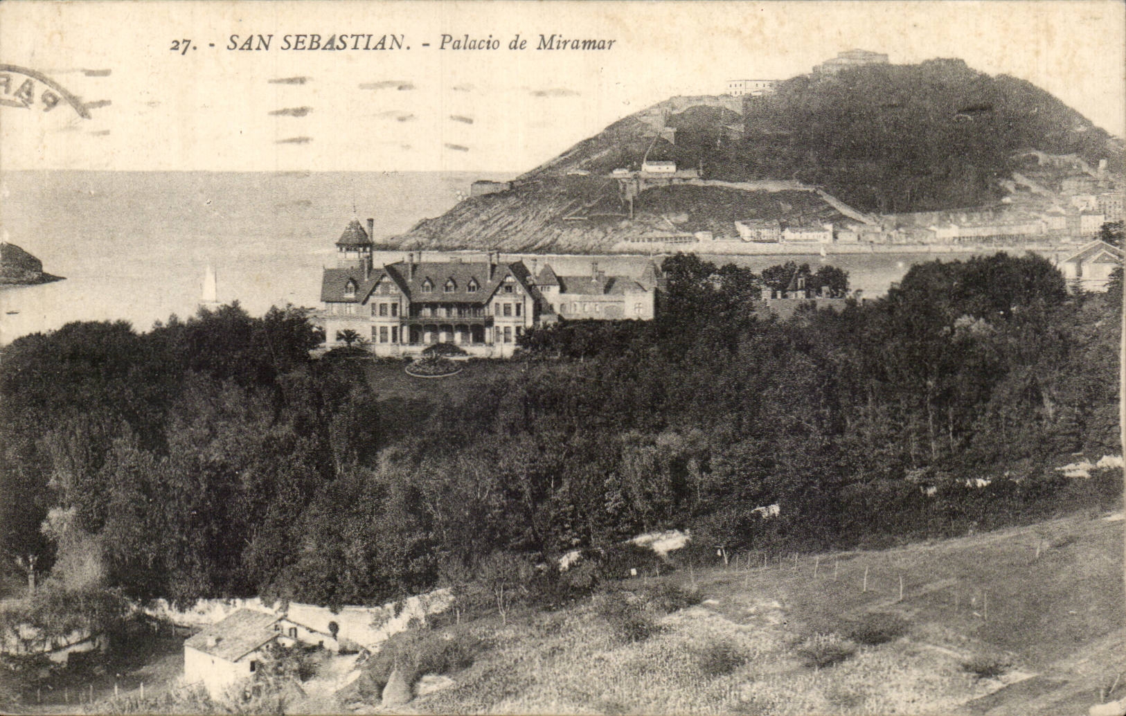 CPA Espana Espana Espana San Sebastian Palacio de Miramar