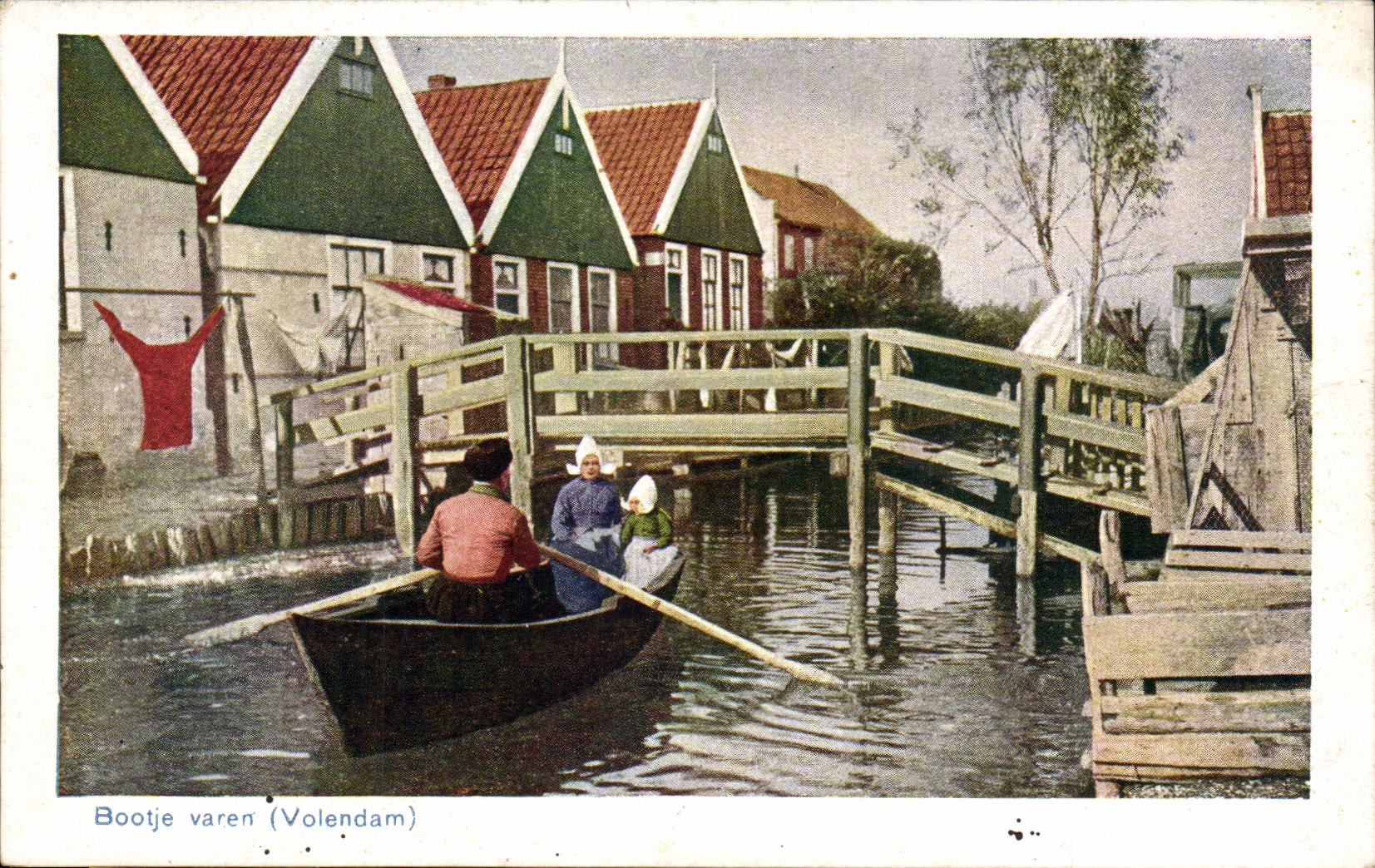 The Netherlands - Holland - Nederland - Volendam - Bootje varen - CPA