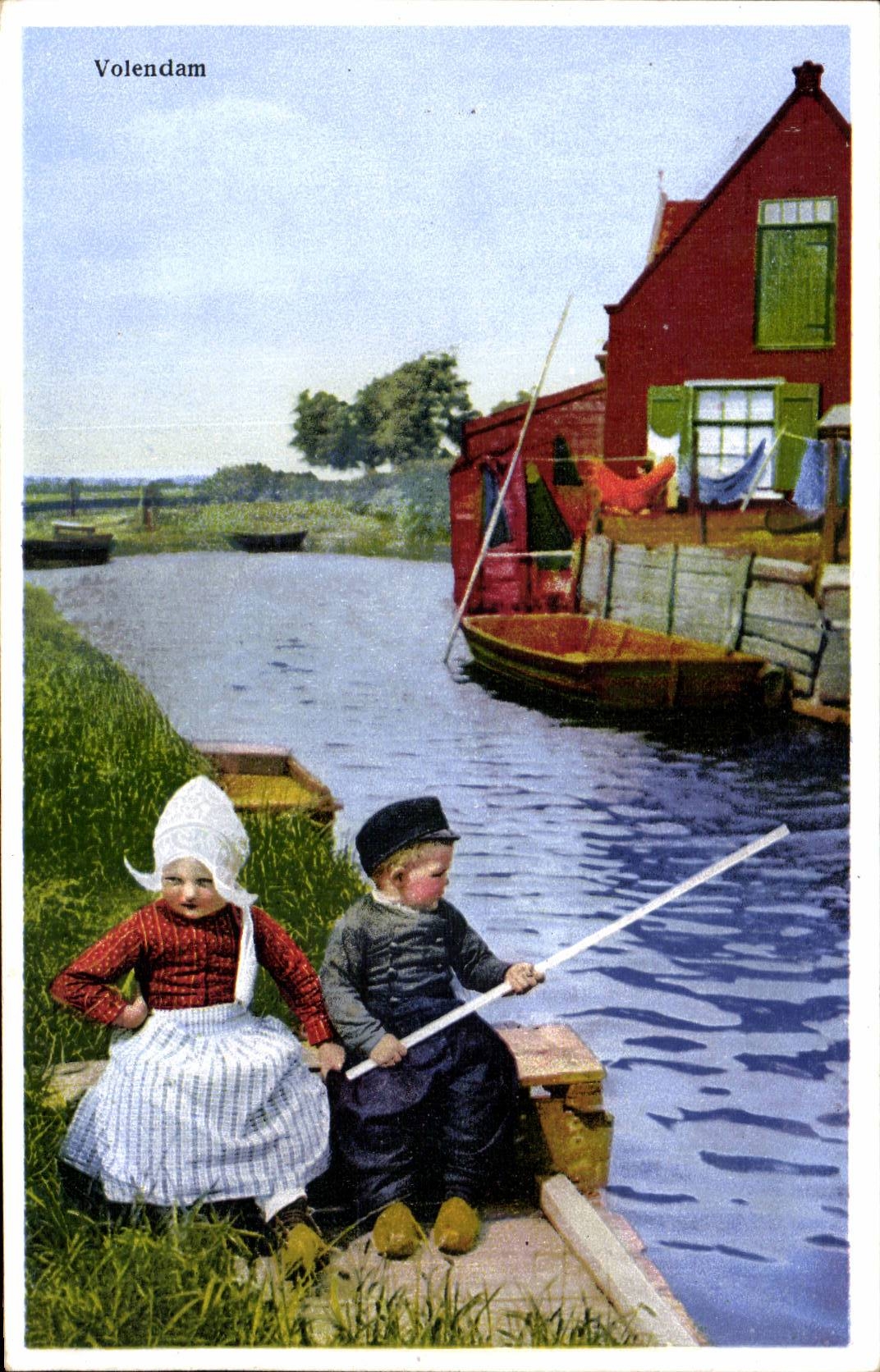 Nederland - Holland - the Netherlands - Volendam - kinder - CPA