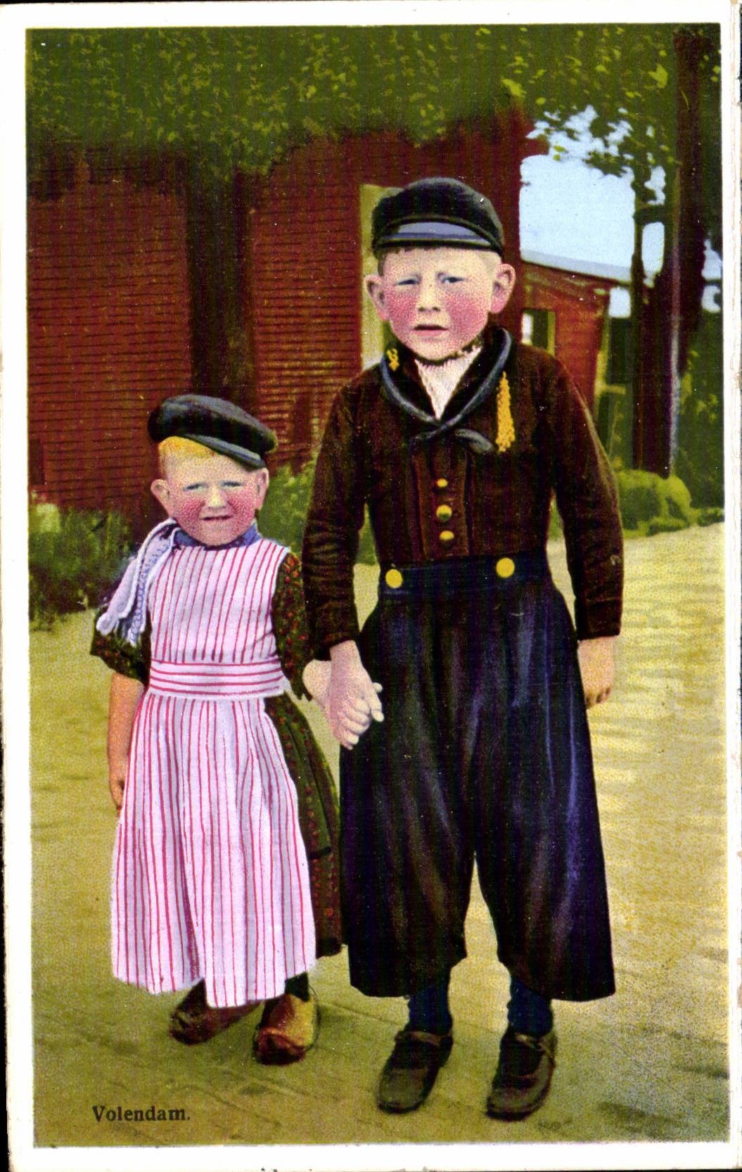 Nederland - Holland - the Netherlands - Volendam - Folklore - Children - - jonge - Kind - CPA