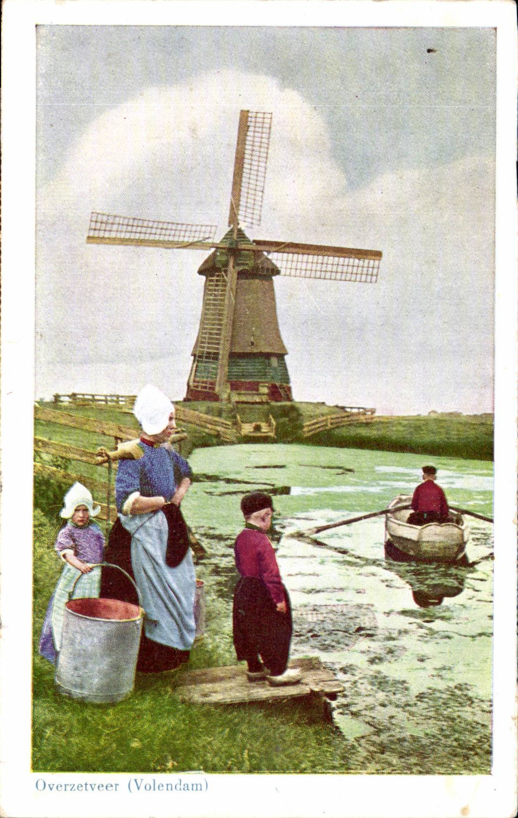 CPA the Netherlands Overzetveer Volendam Mill windmill