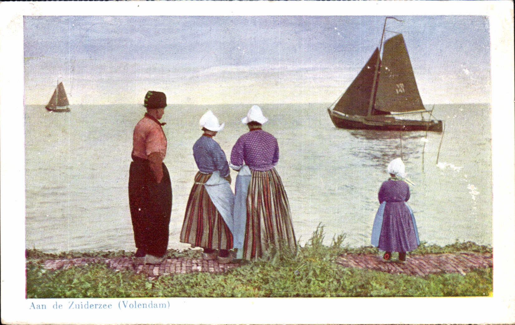 CPA the Netherlands aan of Zuiderzee Volendam Mill windmill