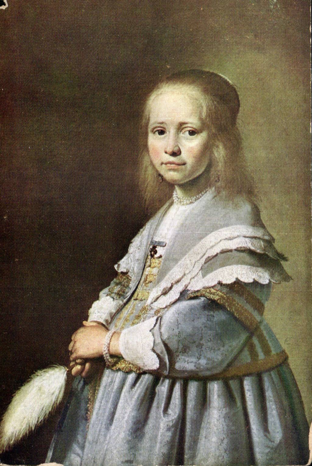 Nederland - Holland - the Netherlands - Amsterdam - Rijksmuseum - Portrait off has Girl - Meid- CPA