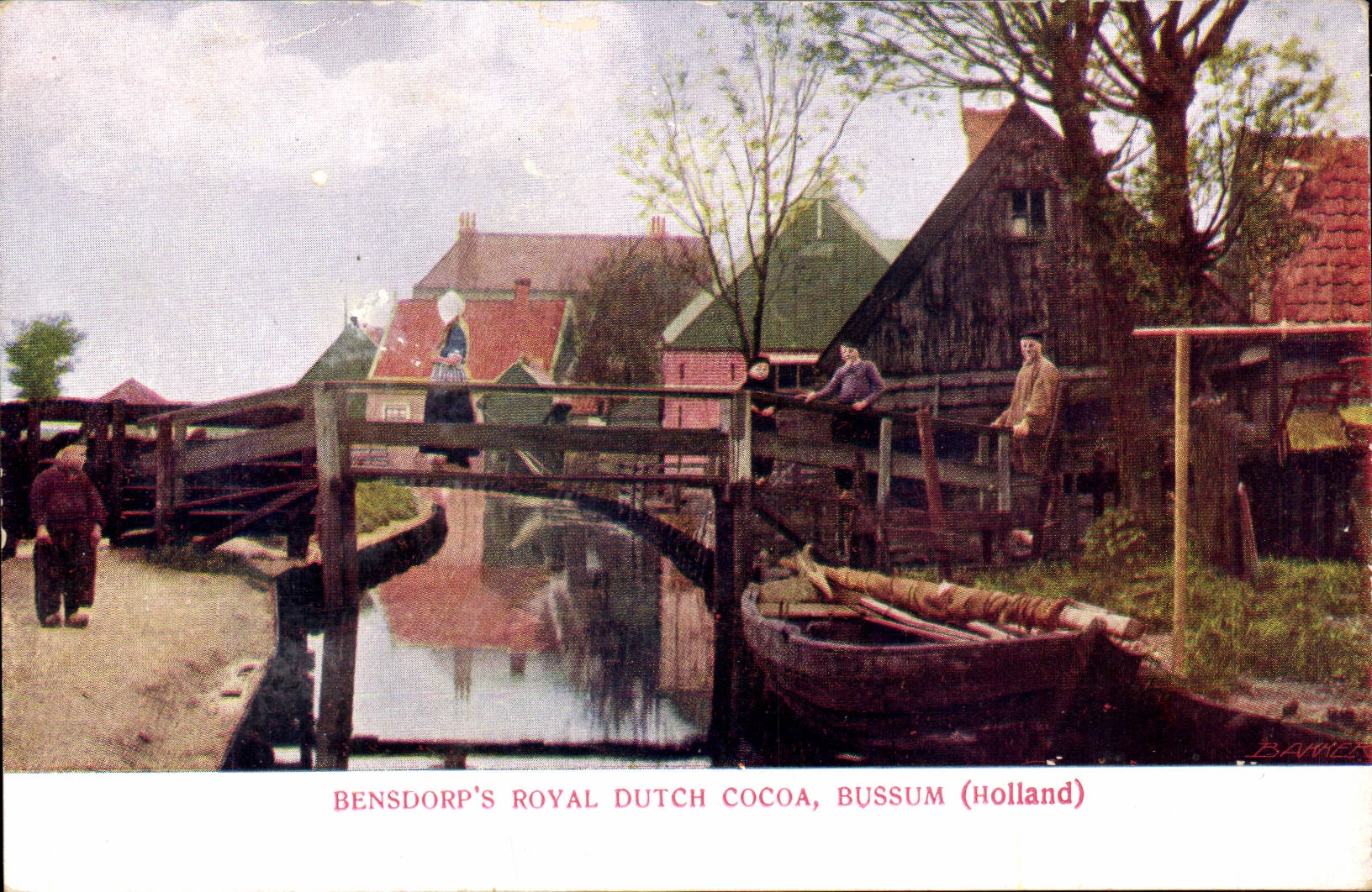 CPA the Netherlands Bensdorf' S royal Dutch Cocoa Bussum