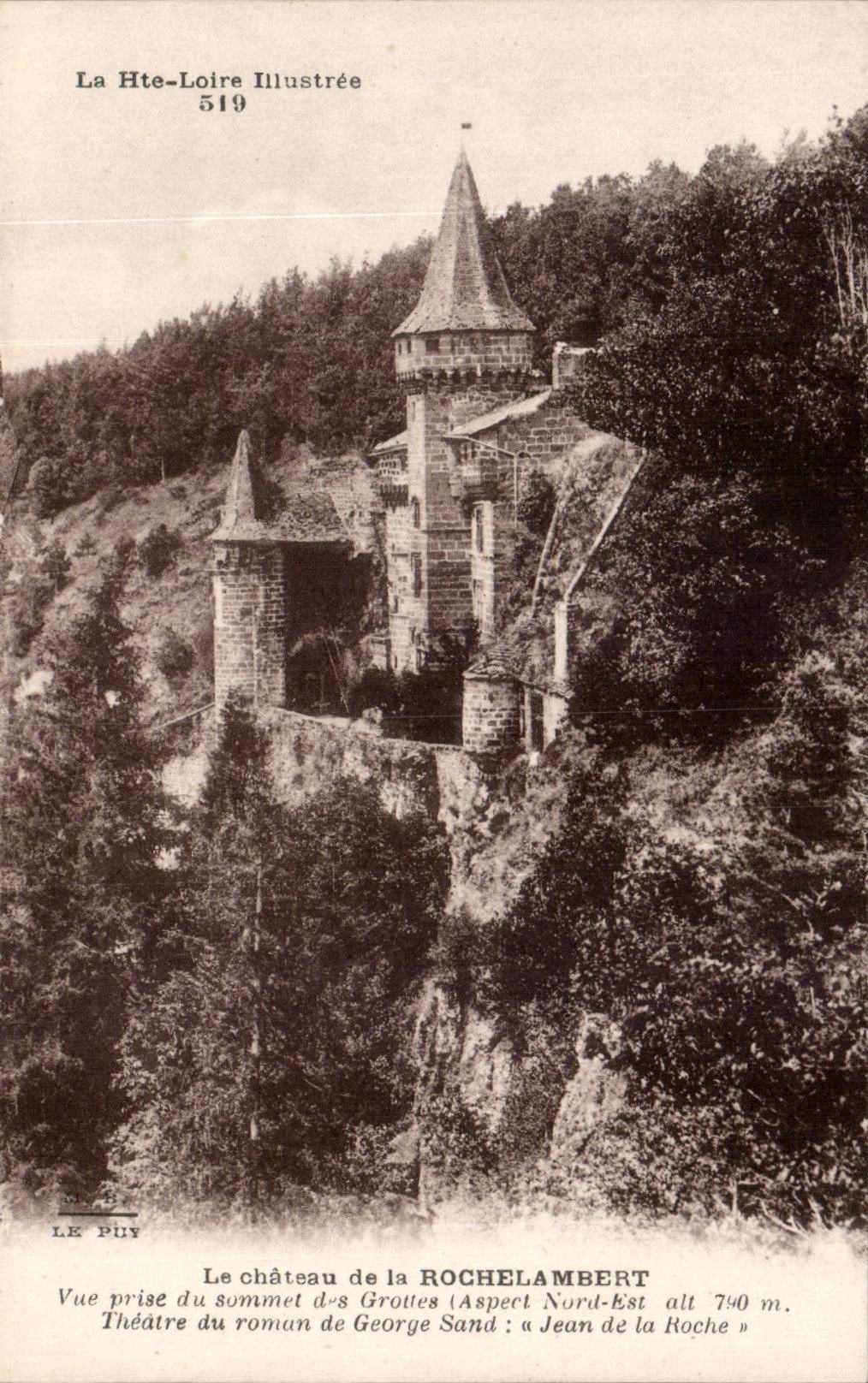 CPA the castle of Rochelambert