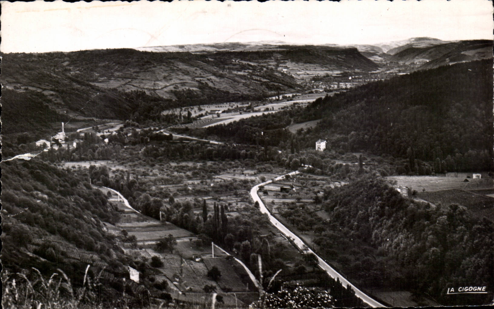 CPSM Blesle Le Babory the Arton villa the road of the station