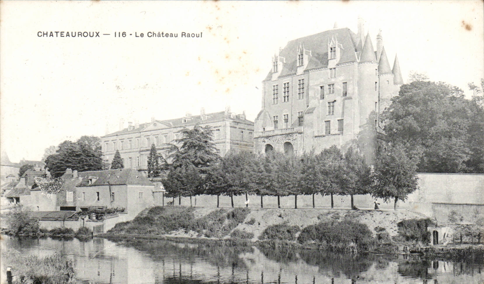 CPA Chateauroux Le castle Raoul NR