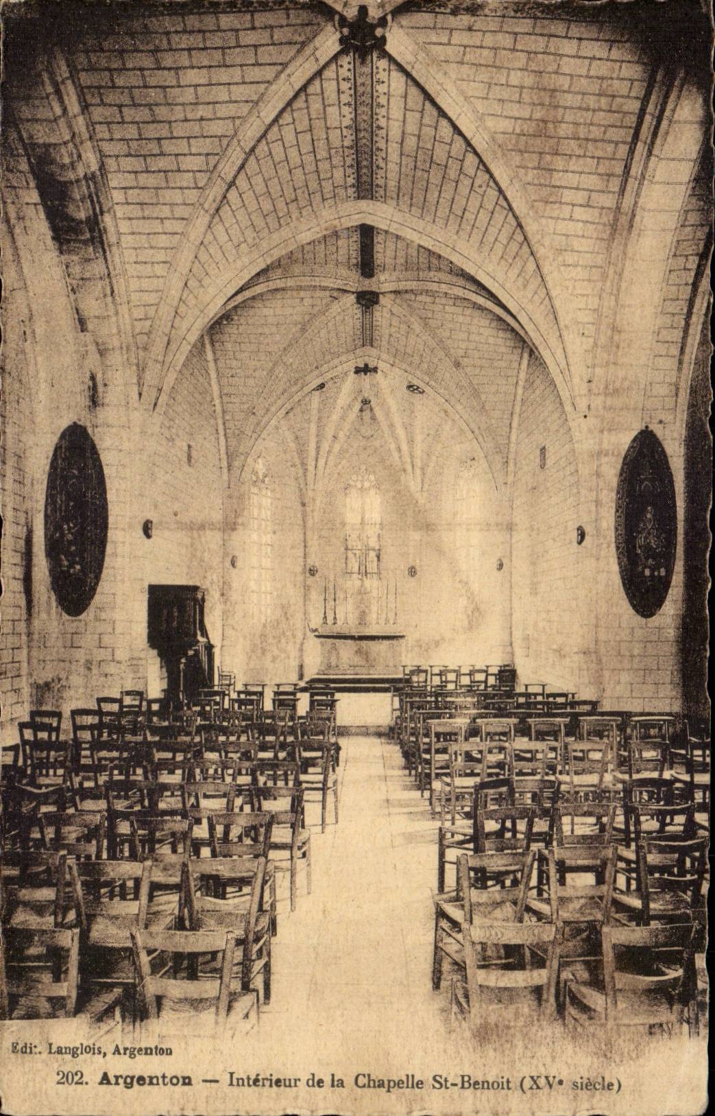 Plata de niquel de CPA en el interior hueco del St Benoit de la camara acorazada