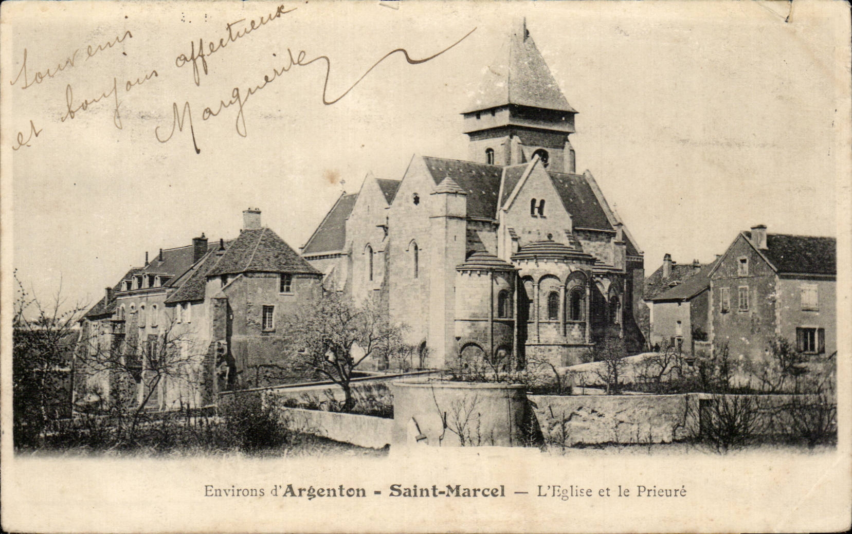 Alrededores de CPA de la plata de niquel en el santo hueco Marcelo la iglesia y los prioress