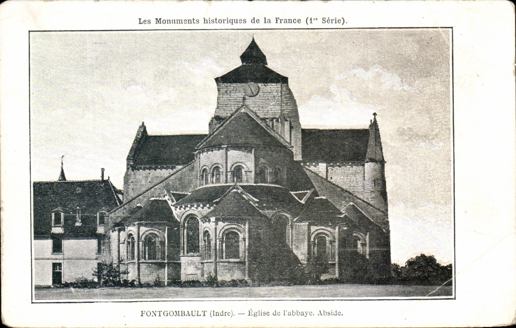 Iglesia de CPA Fontgombault de la abadia del Apse