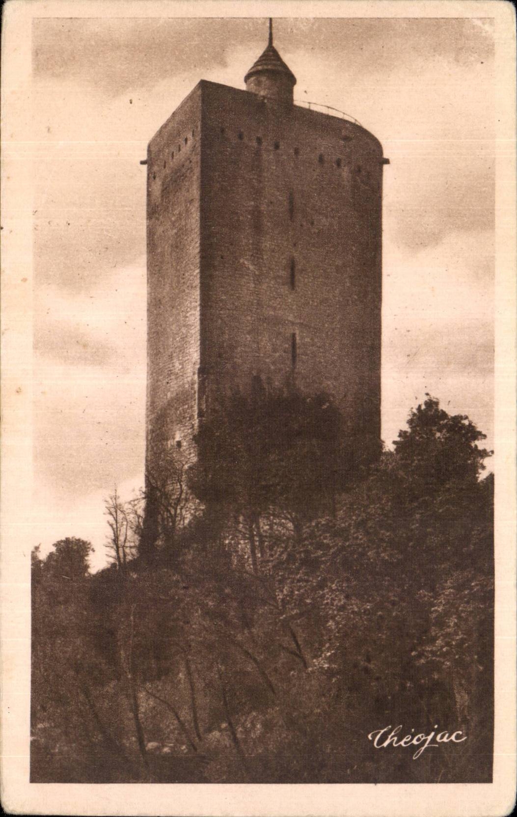 CPA Issoudun La tour blanche Oeuvre de Richard Coeur de Lion