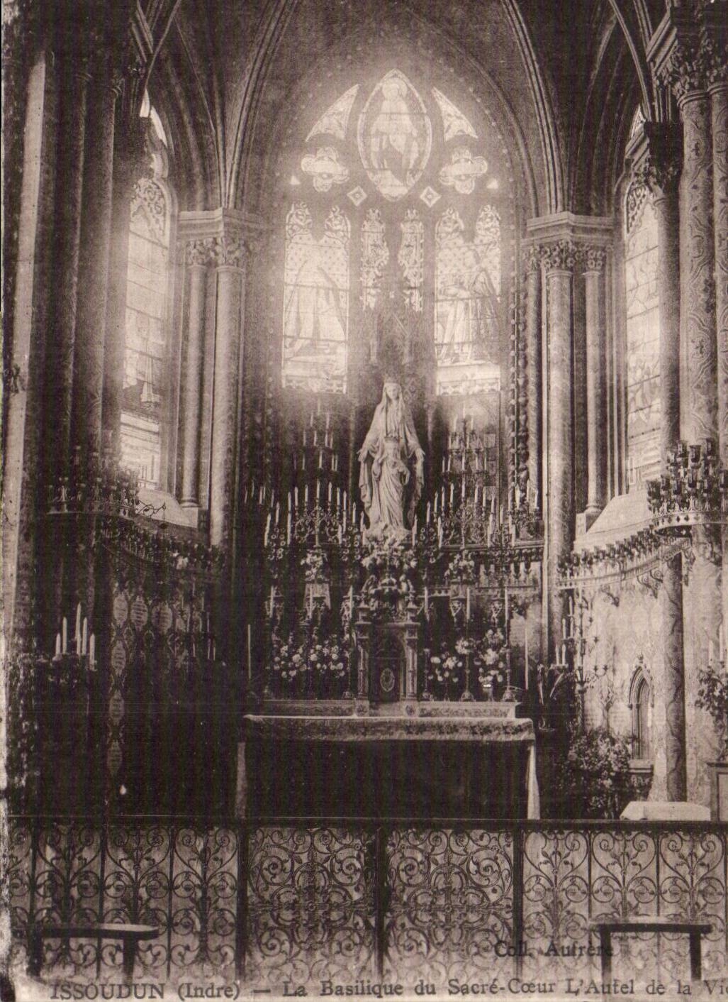 CPA Issoudun Basilica of the Sacring Heart the furnace bridge of the life