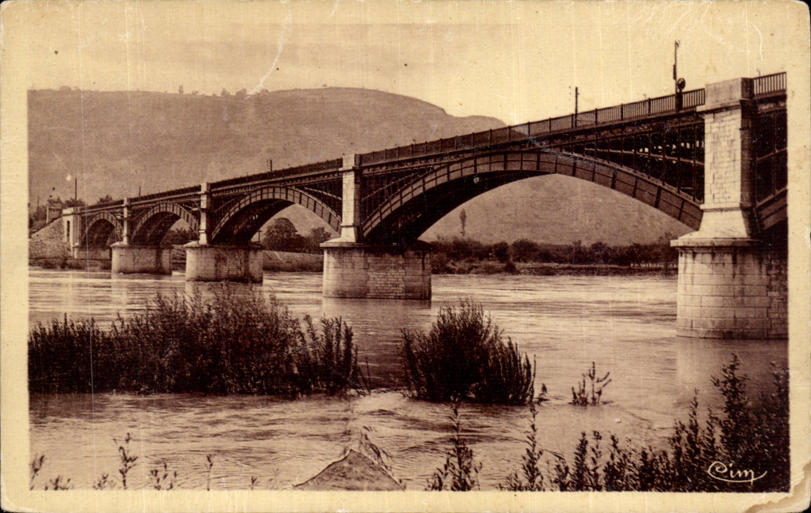 CPA Saint Rambert of Albon Le bridge