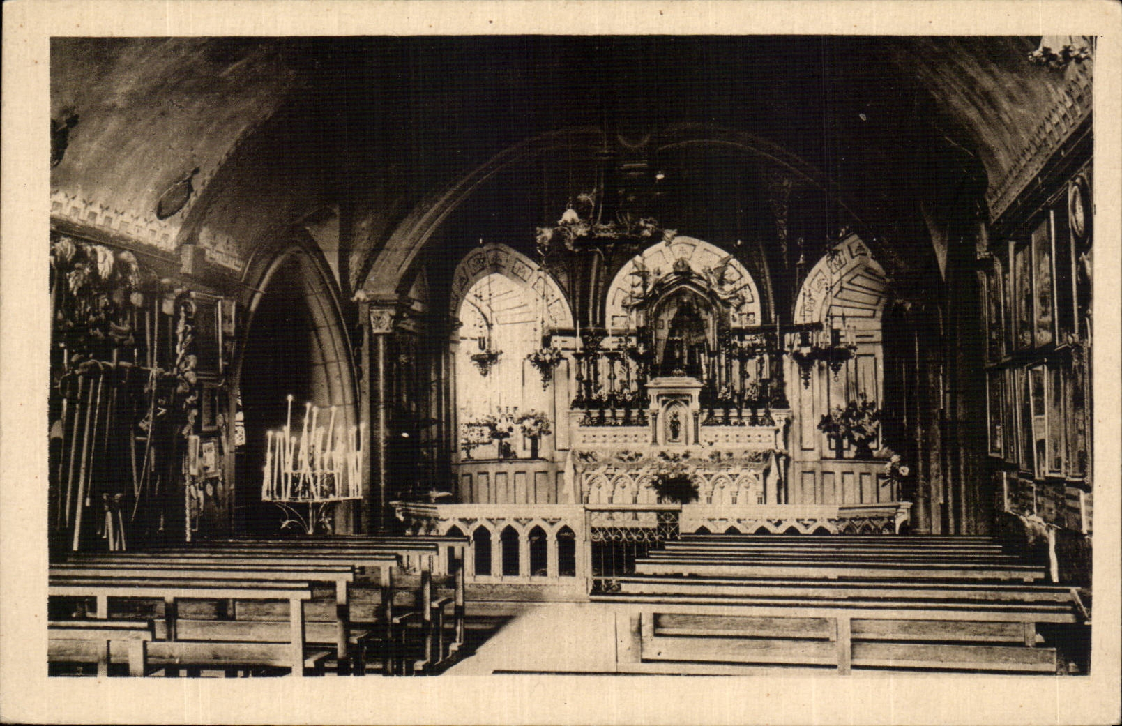 CPA Sanctuary of ND of Myans underground Vault the ex voto