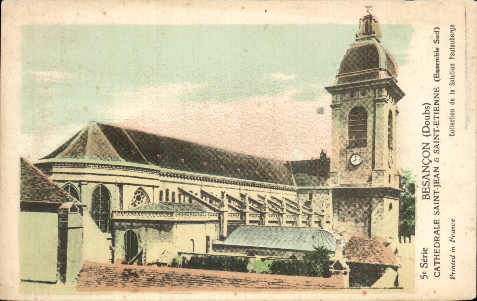 CPA Besancon les Bains Cathedral Saint Jean and Saint Etienne