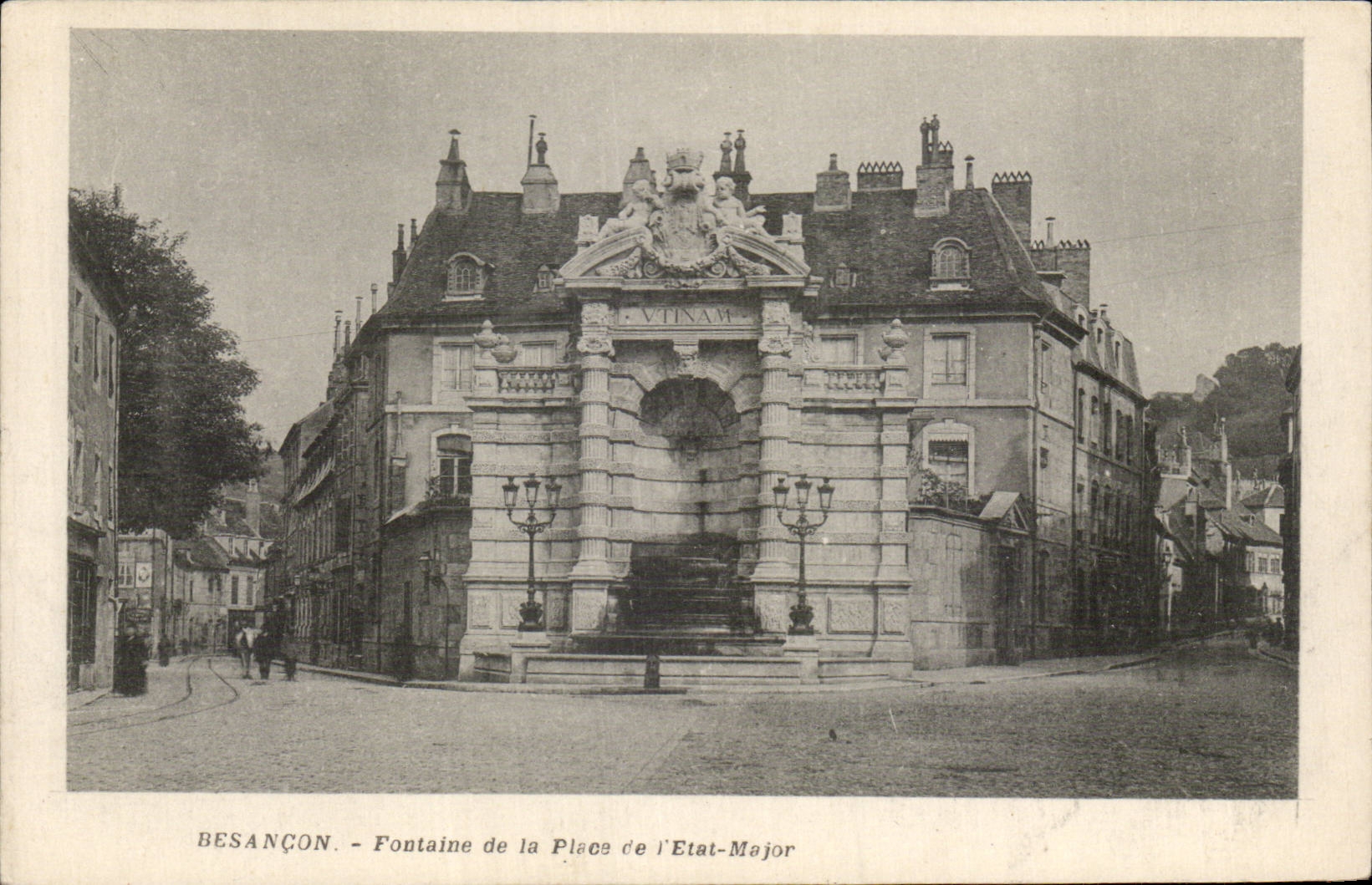 CPA Besancon Fountain of the place of the State Major