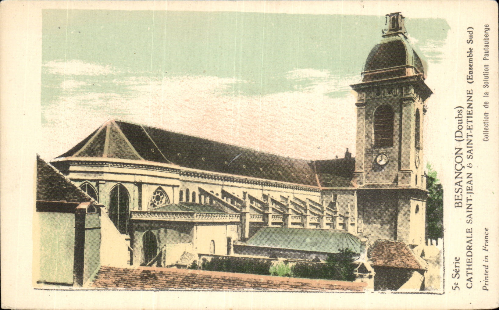 CPA Besancon les Bains Cathedral Saint Jean and Saint Etienne