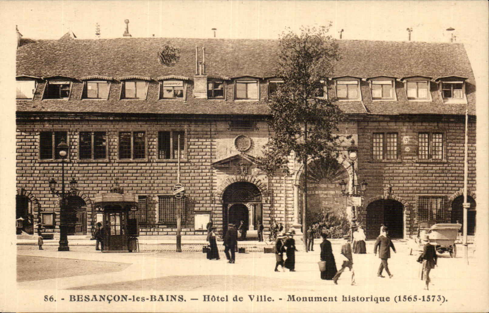 CPSM Besancon les Bains the town hall