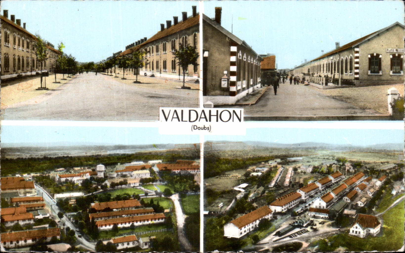 CPSM Militaria Camp of Valdahon