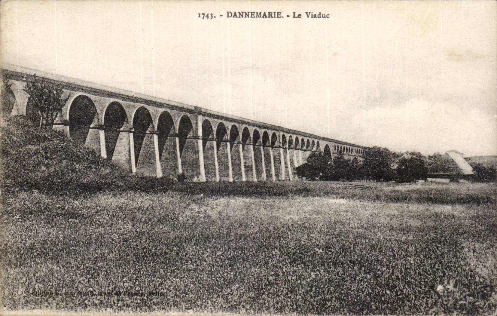 CPA Dannemarie Le viaduct
