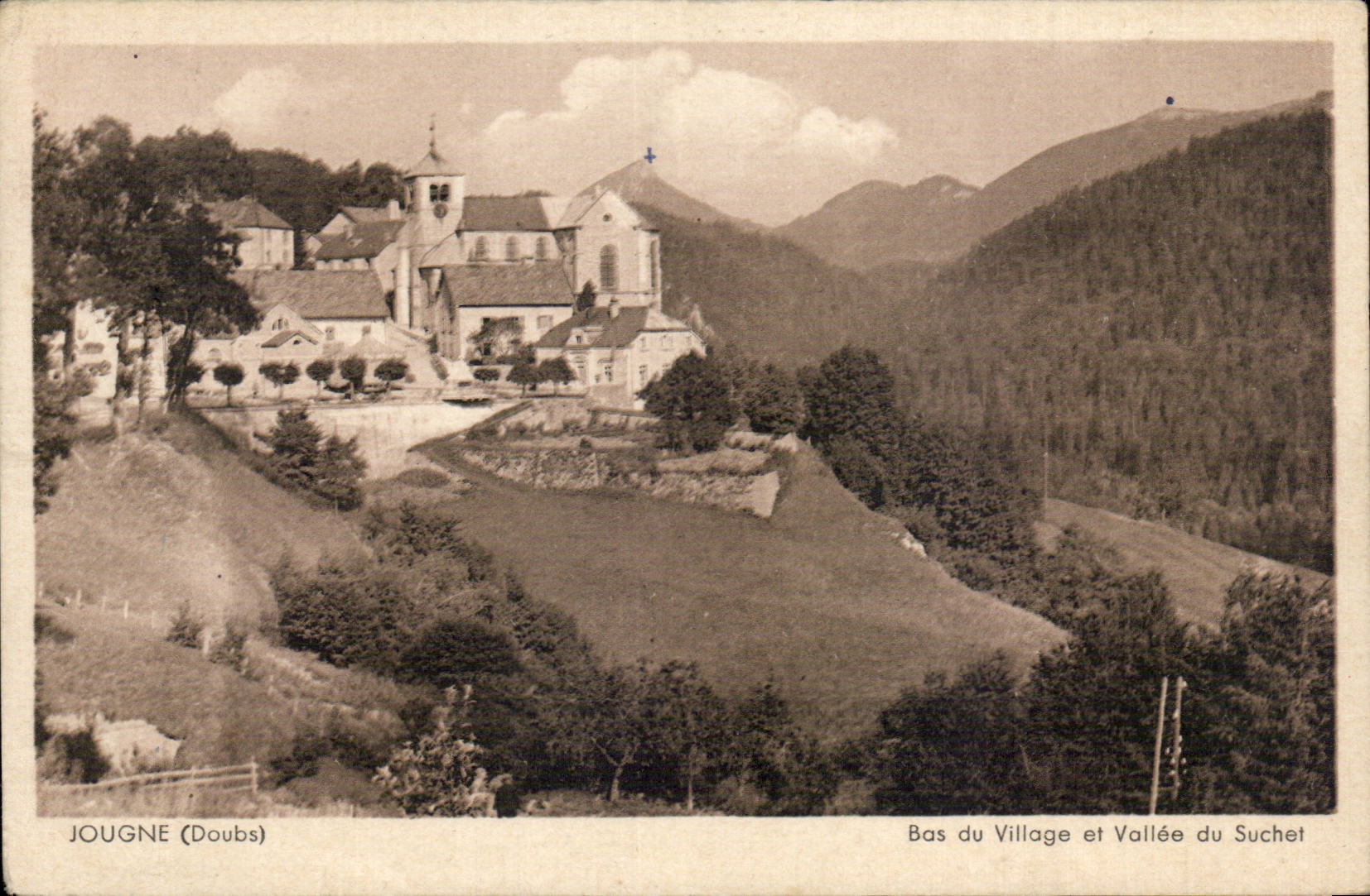 CPA Low Jougne of the village and valley of Suchet