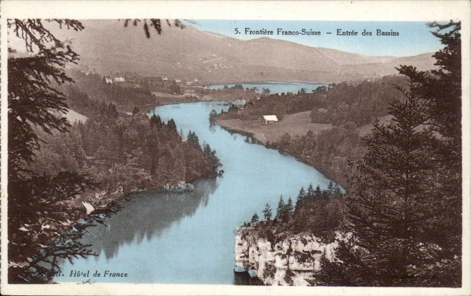 Free Swiss CPA Border Entrance of the basins