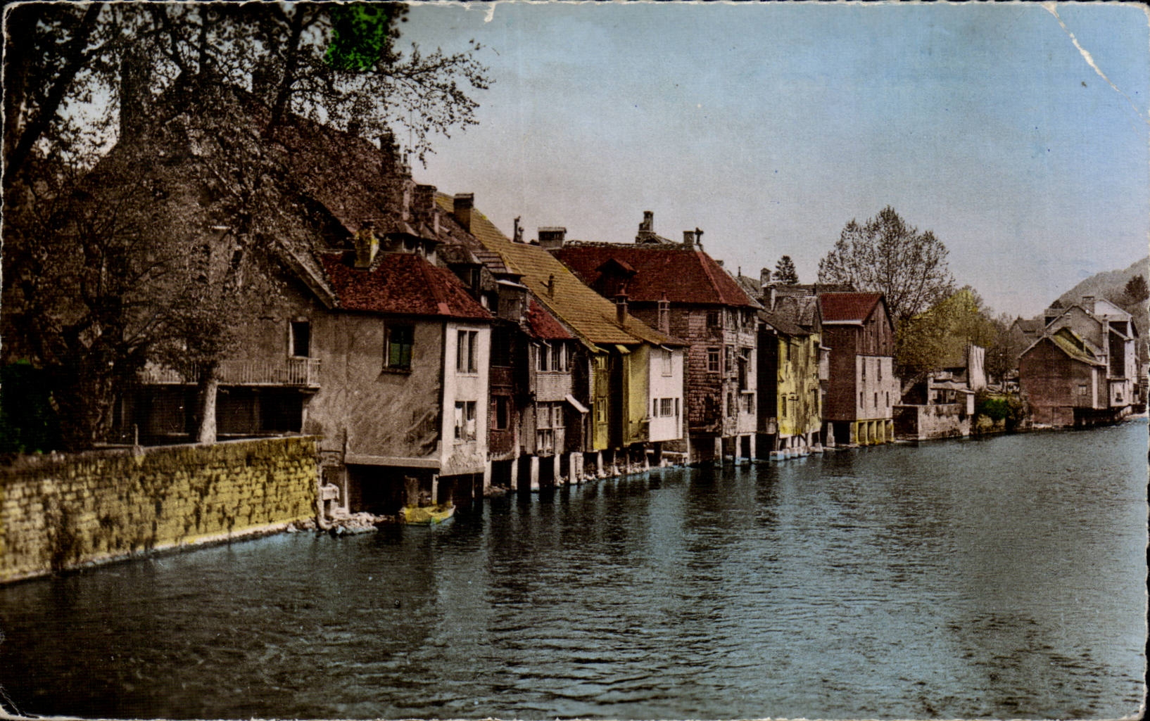 CPSM Ornans Vieilles houses on Rents