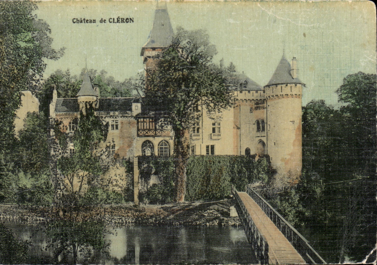 CPA Castle of Cleron