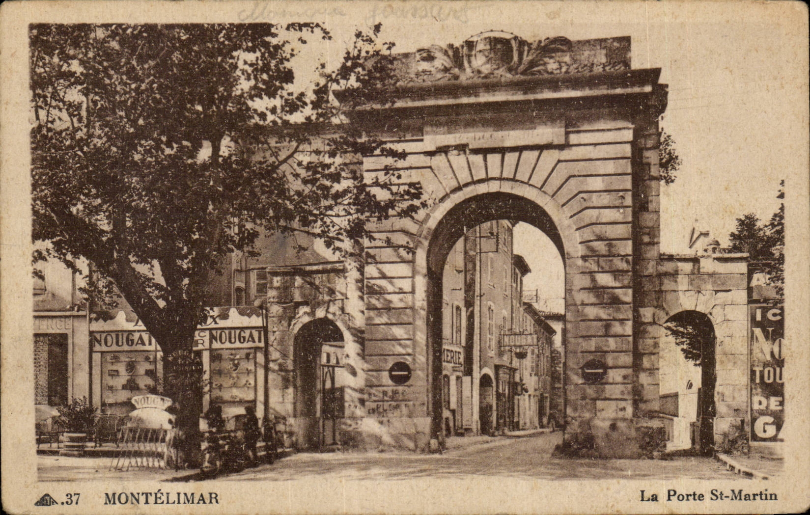 CPA Montelimar the door St Martin