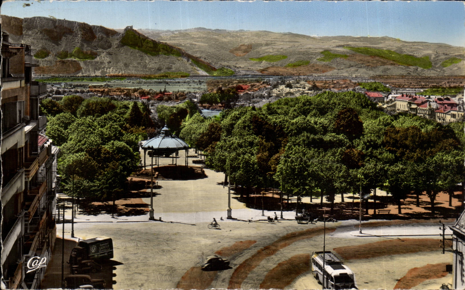 Valencia de CPSM en el campo de Rhone Le de Marte