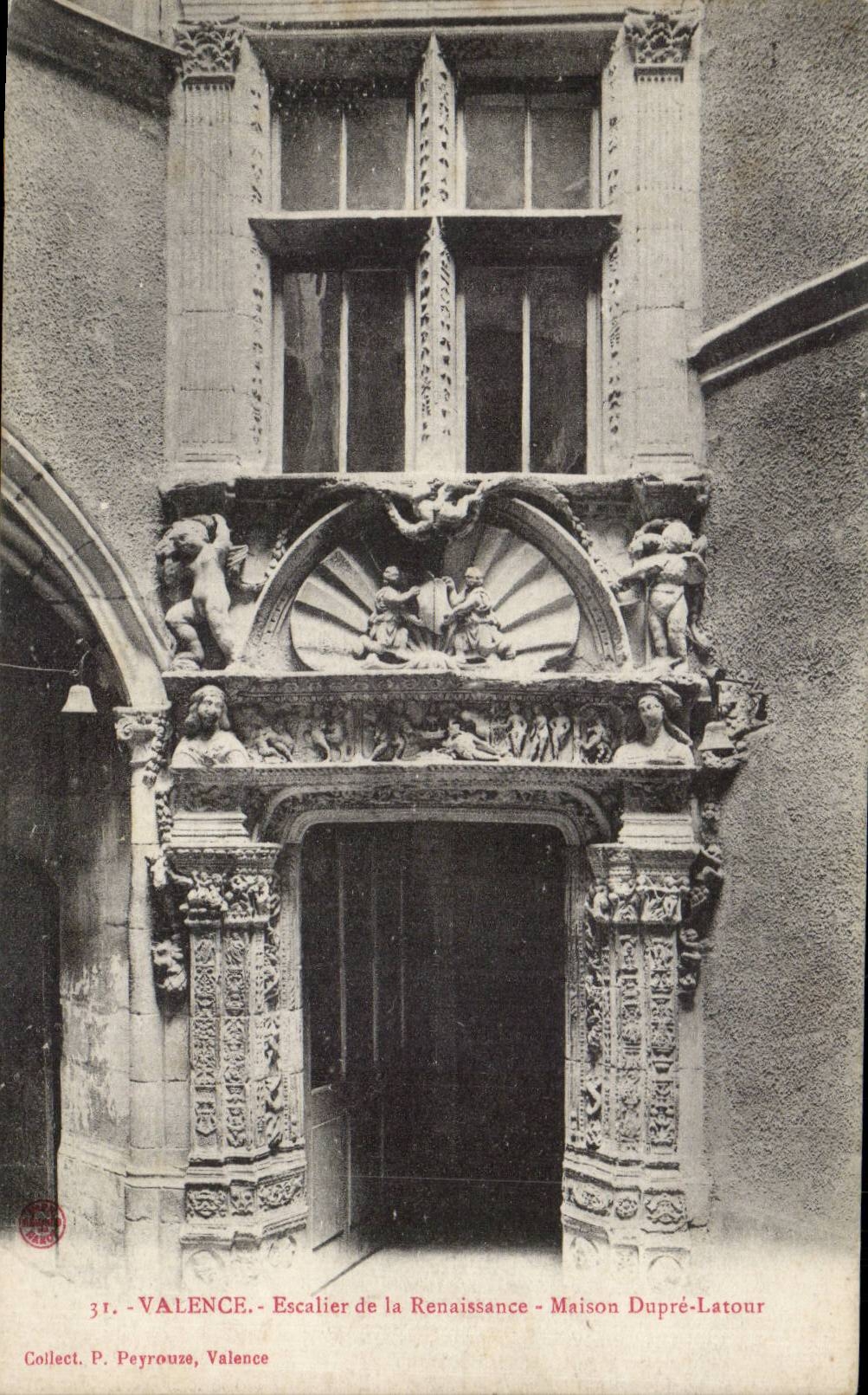 Escalera de la valencia de CPA del renacimiento el latour de Dupre de la casa