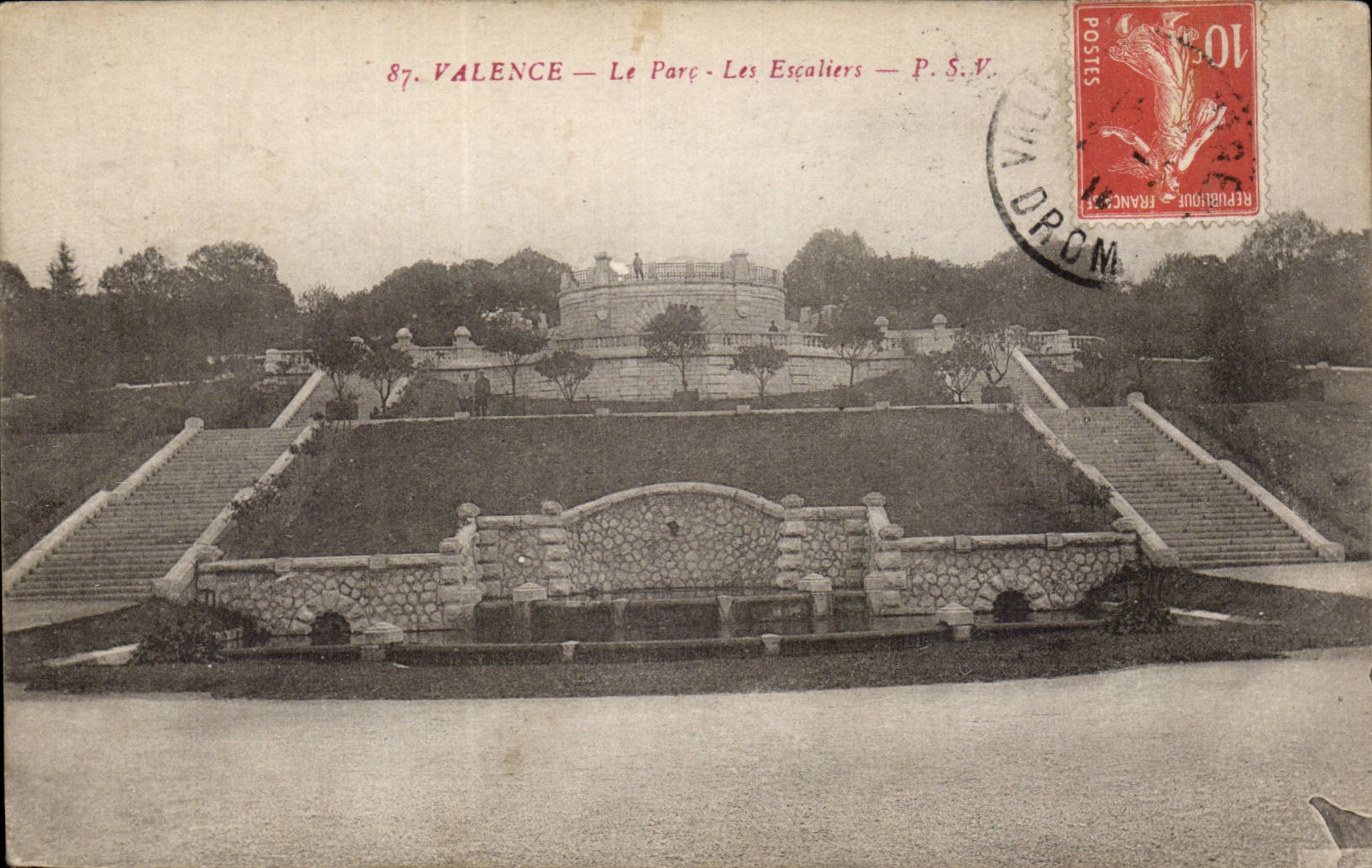 Escaleras de Le park de la valencia de CPA