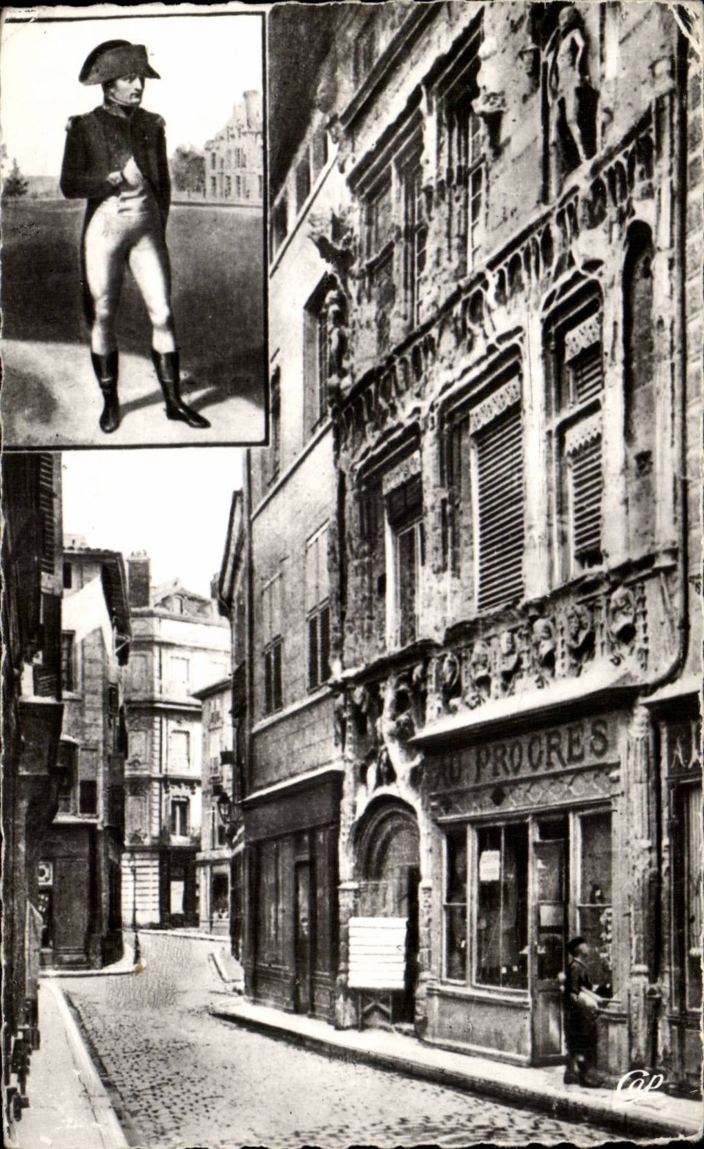 La casa de la valencia de CPSM del decimosexto conocida como casa del Napoleon dirige 1r