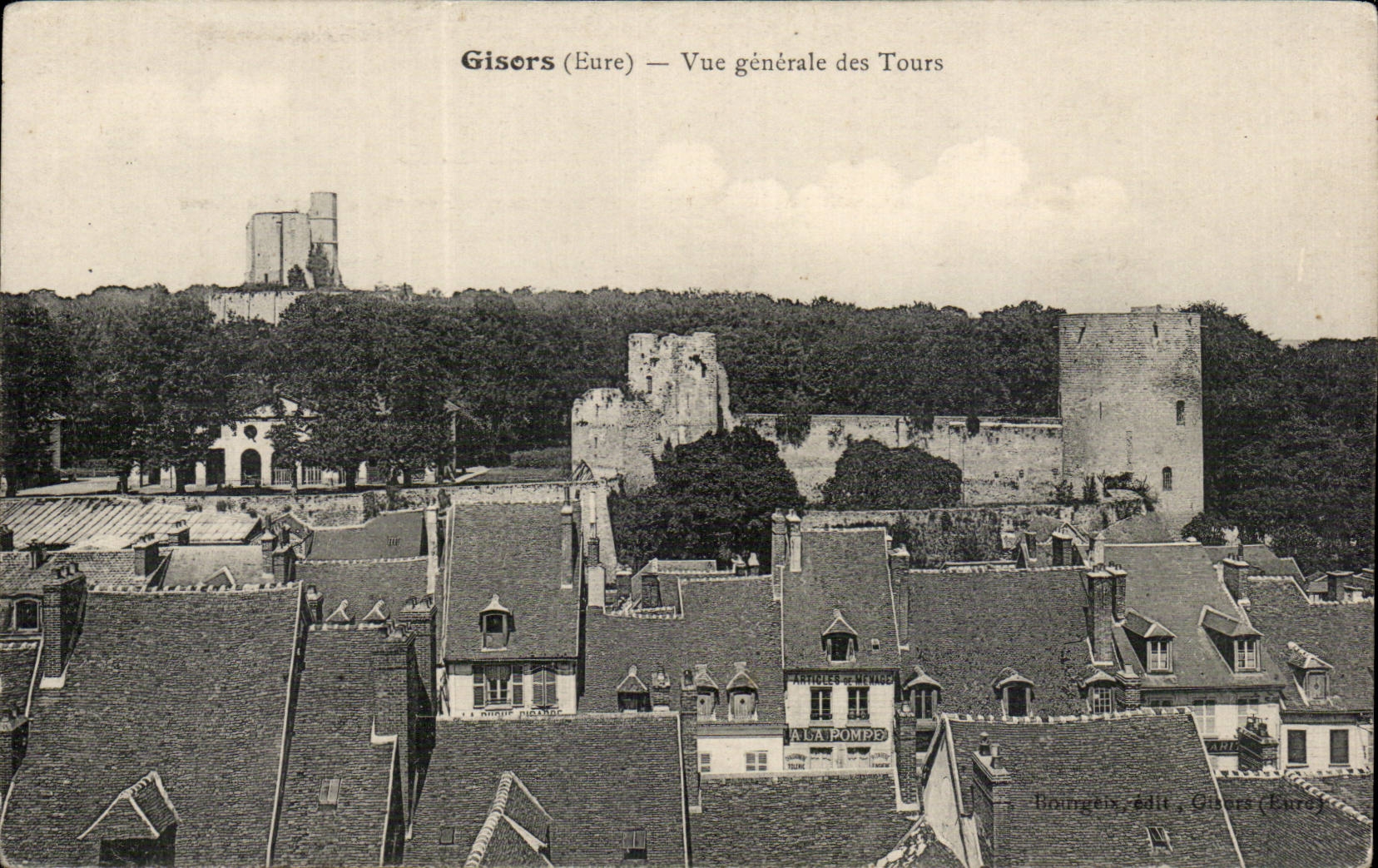 CPA Gisors Vue generale des Tours