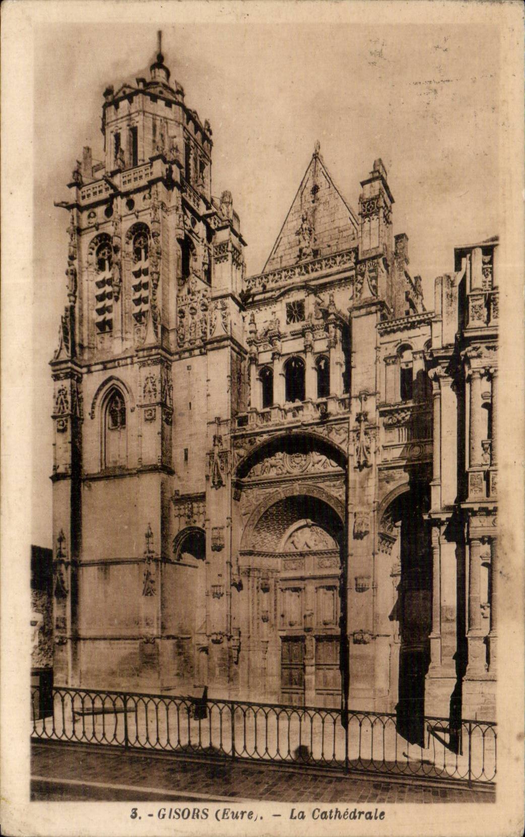 CPA Gisors La cathedrale