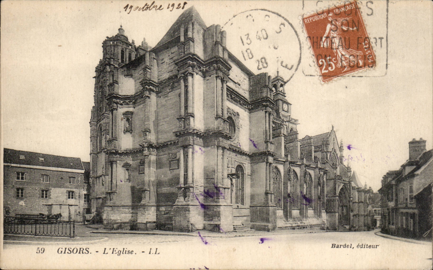 CPA Gisors L'eglise
