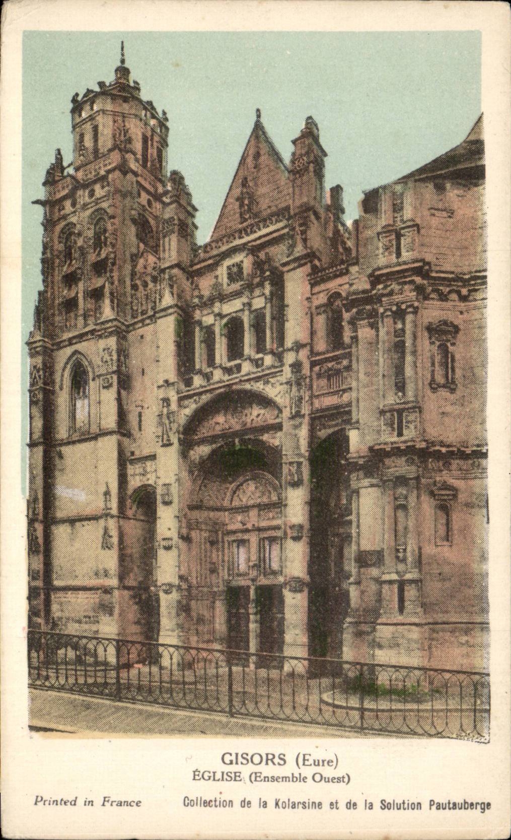 CPA Gisors L'eglise